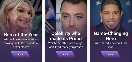 Vote for your favorite LGBTQ Nation heroes