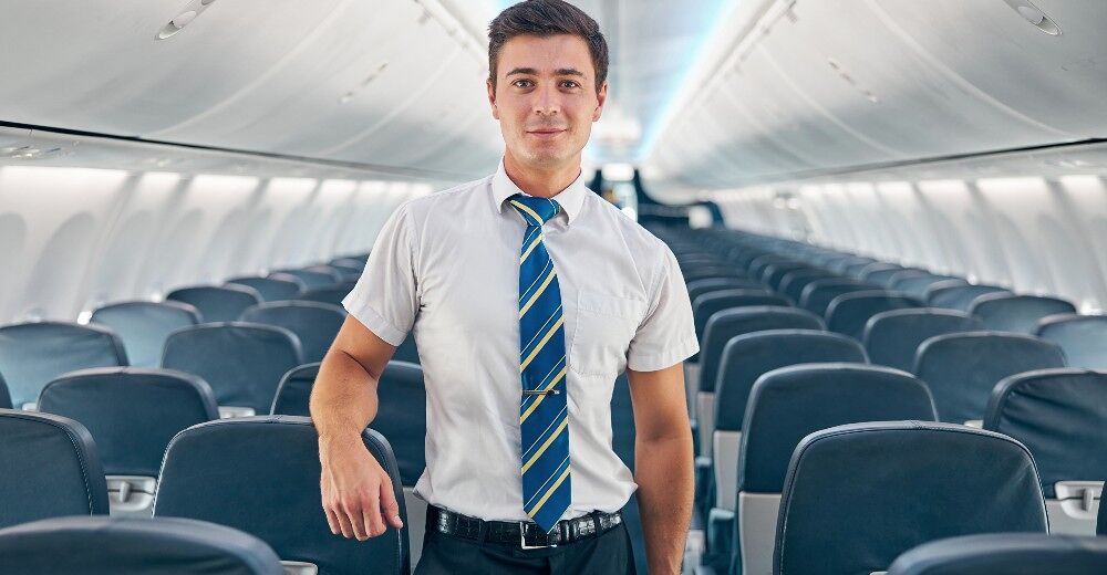 An airline steward