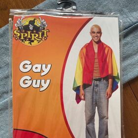 Spirit Halloween has to keep apologizing for this hilarious fake “Gay Guy” costume