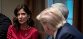 Welp! There go Kristi Noem’s chances of ever being Donald Trump’s running mate