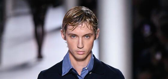 Troye Sivan enters his supermodel era by flashing his underwear on the runway at Paris Fashion Week
