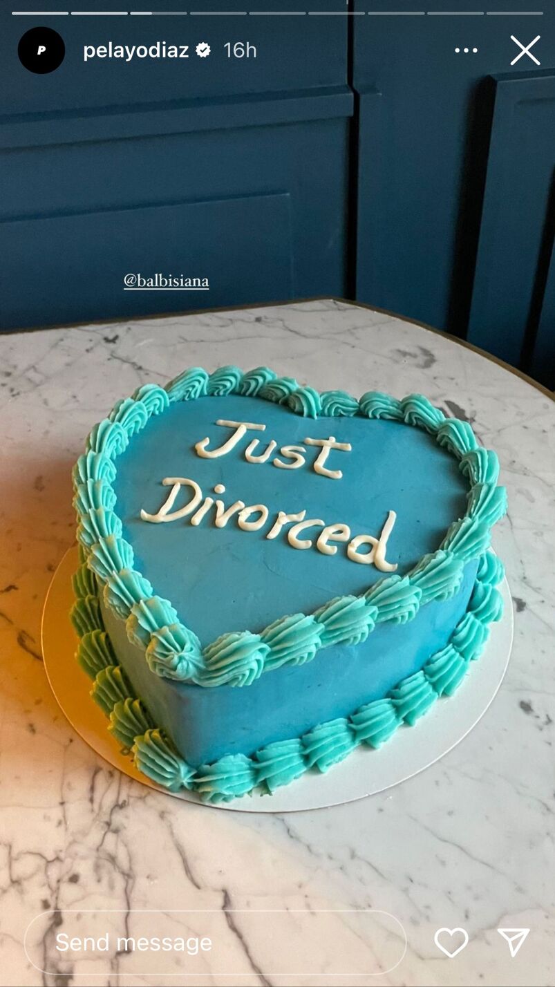 A divorce cake