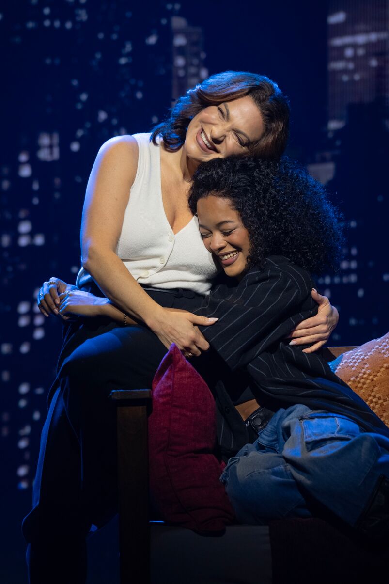 Shoshana Bean, left, and Maleah Joi Moon in "Hell's Kitchen," featuring music and lyrics by Alicia Keys.