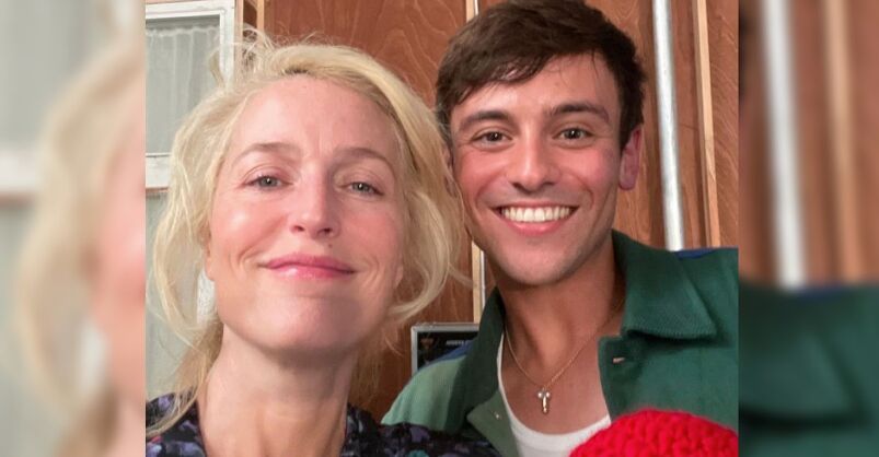 Gillian Anderson and Tom Daley