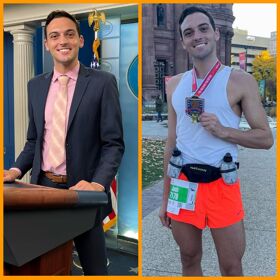 Josh Sorbe spends his days as a press secretary on Capitol Hill, & his weekends crushing marathons