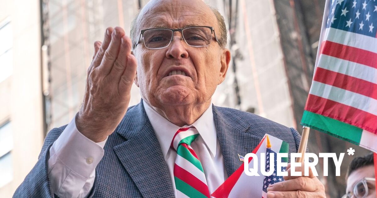 Rudy Guiliani posts bizarre video in which he appears to be on fire