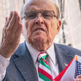 Rudy Guiliani posts bizarre video in which he appears to be on fire