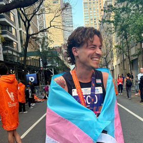 Meet Cal Calamia, the nonbinary runner who just won the New York City Marathon