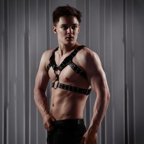 Buckling up risqué gay culture: Who wore the leather harness first?