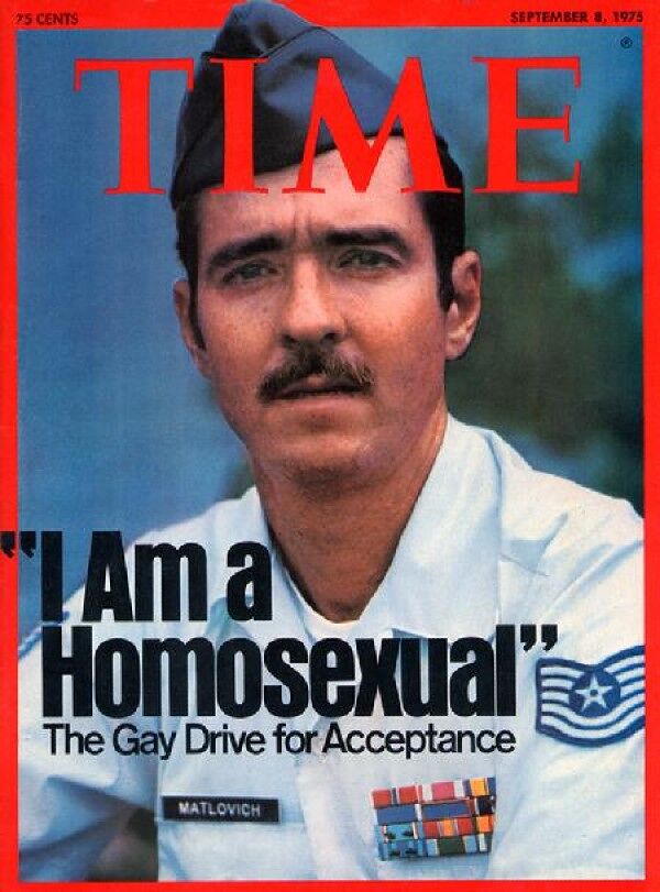 Leonard Matlovich on the cover of Time magazine: 