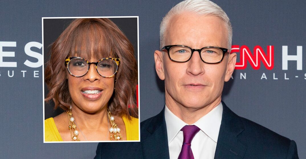 Gayle King and Anderson Cooper