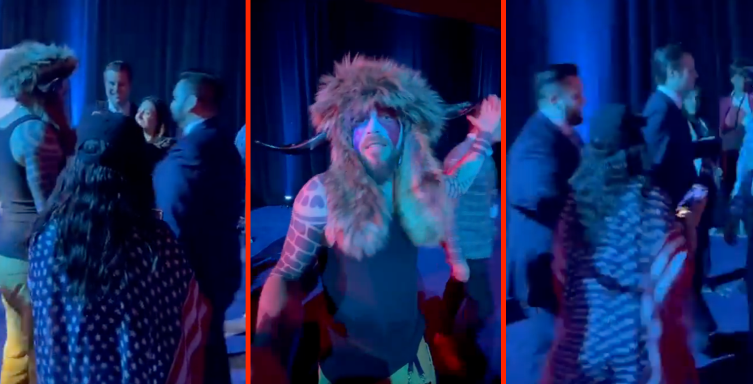 WATCH: QAnon Shaman pops off at Matt Gaetz after being snubbed by him at right-wing conference - Vimarsana News