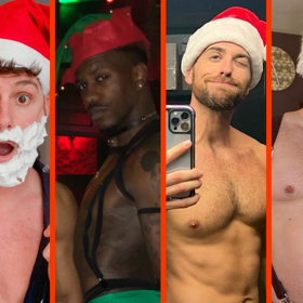 Deck the hotties: Hunky amateur Santas are sleighing on social media