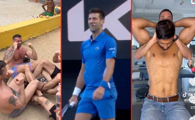 Novak Djokovic’s pillow talk, a darkroom proposal & crunches with a kiss