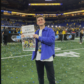Coach Jim Harbaugh’s gay son gives us one big reason to root for Michigan in the CFP National Championship