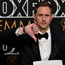 Alexander Skarsgård brought a male date to the Emmys & it was a bromance for the ages