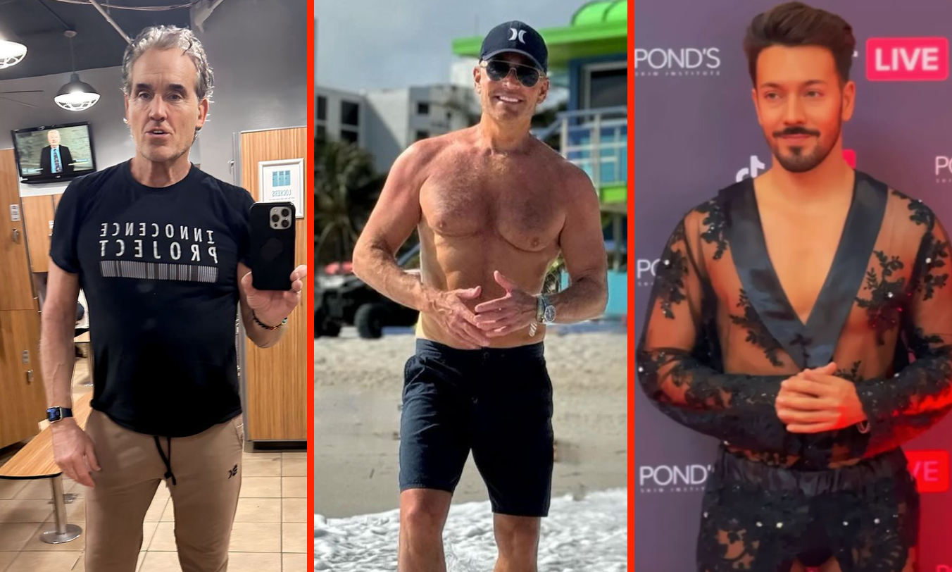 Fran Drescher’s gay ex-husband, Dawson’s dad is still a DILF at 69 & Roger González’s revealing sheer jumpsuit