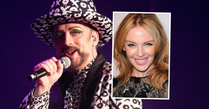 Boy George and Kylie Minogue