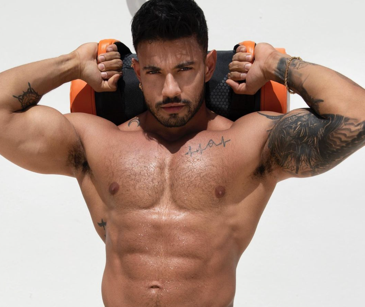This popular gay adult performer’s Taylor Swift tattoo is… quite something