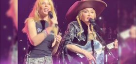 WATCH: Madonna duets with Kylie Minogue on tour & the gay cosmos explodes