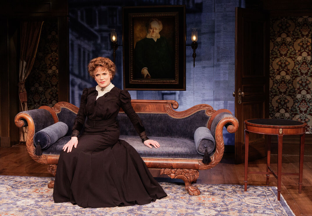 Charles Busch in "Ibsen's Ghost." Photo by James Leynse.