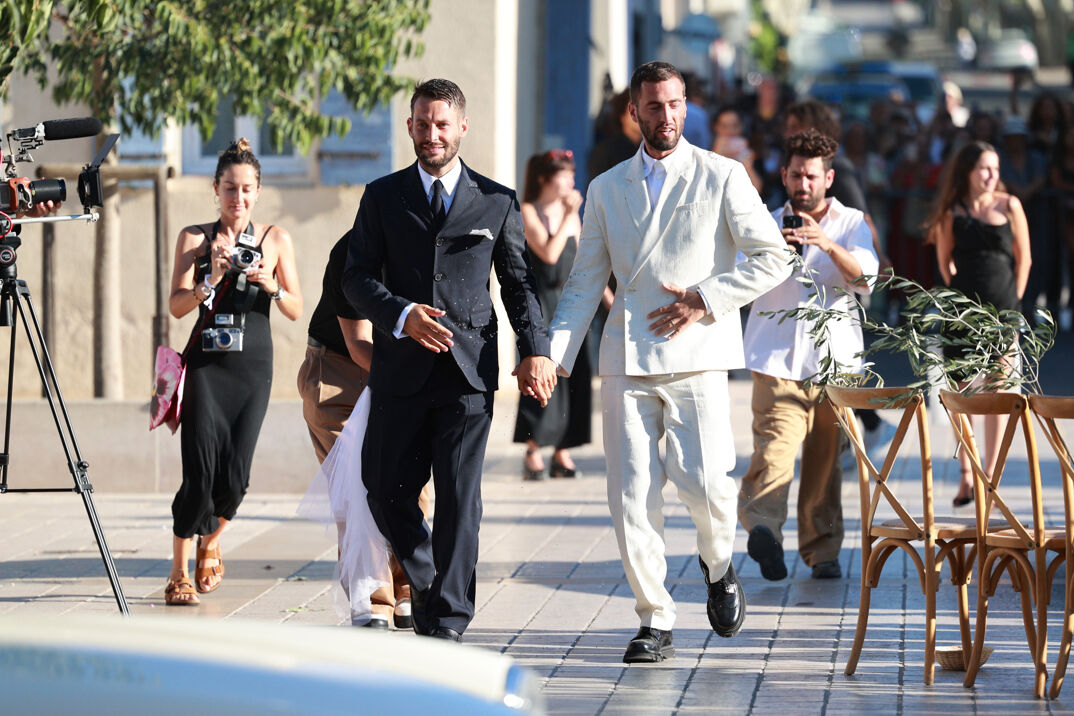 Simon Porte Jacquemus wedding