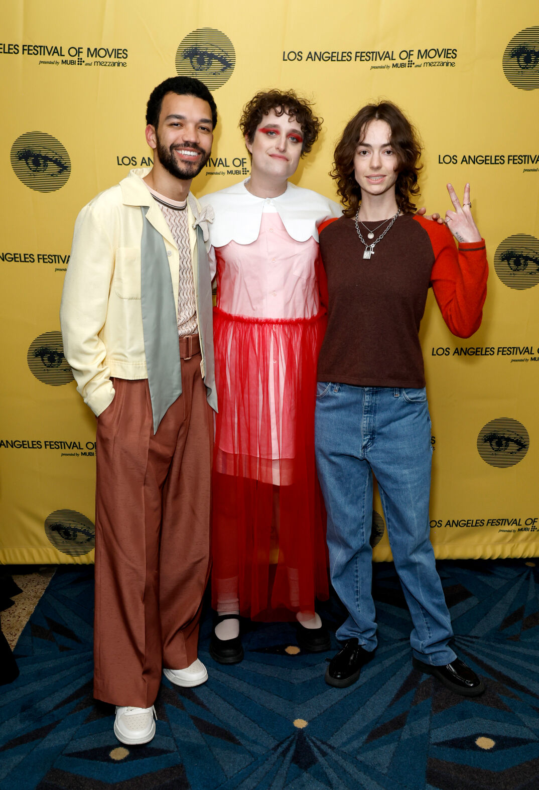 Justice Smith, Jane Schoenbrun, Brigette Lundy-Paine 