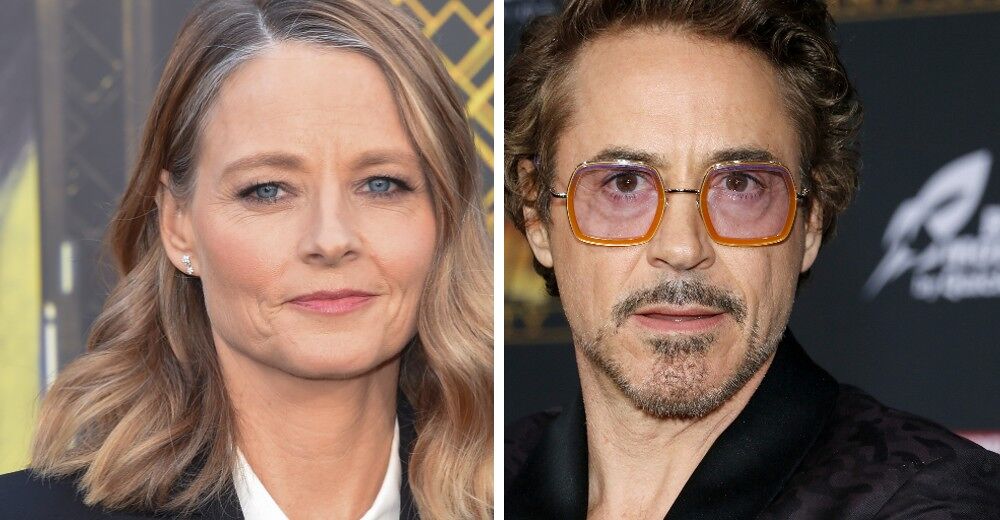 Jodie Foster and Robert Downey Jr.