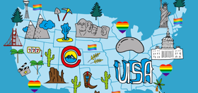 And the gayest states according to the latest batch of Google searches are…