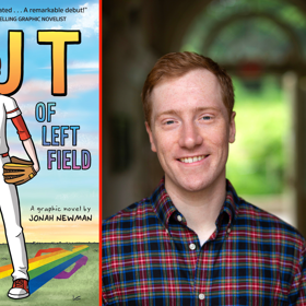 A nerdy queer teen comes into his own both on & off the baseball field in Jonah Newman’s new graphic novel