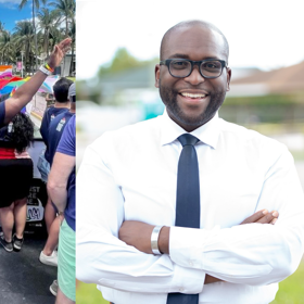 Shevrin Jones was all smiles at Miami Pride as his political star keeps rising