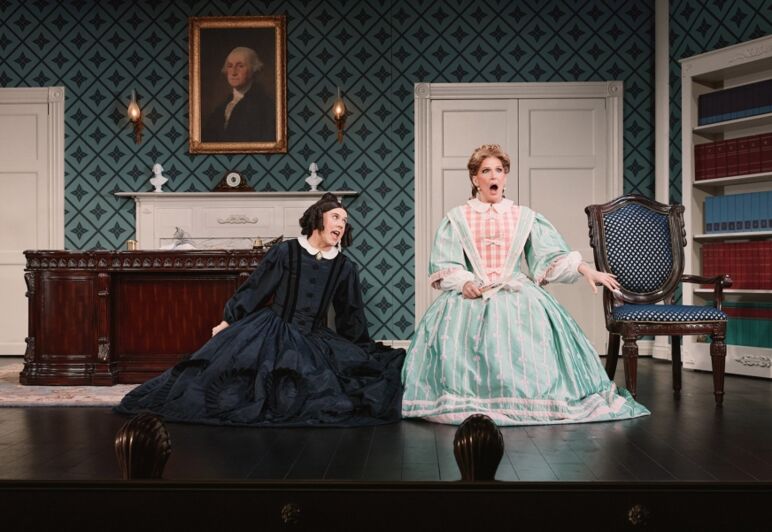 Cole Escola and Bianca Leigh in "Oh, Mary!"