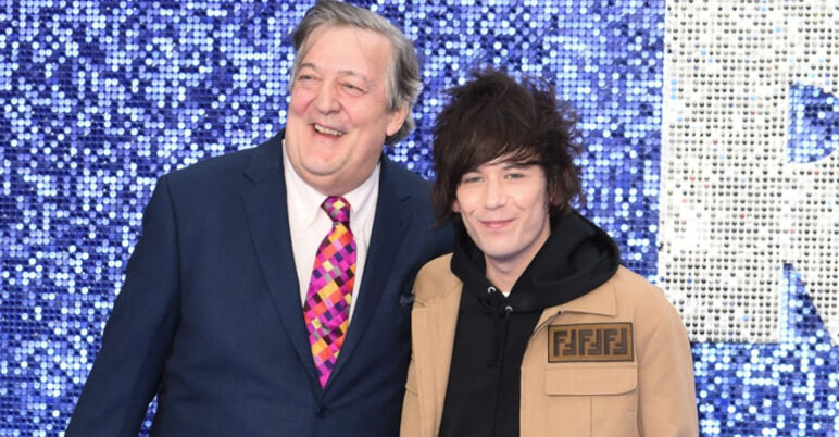 Husbands Stephen Fry and Elliott Spencer in 2019