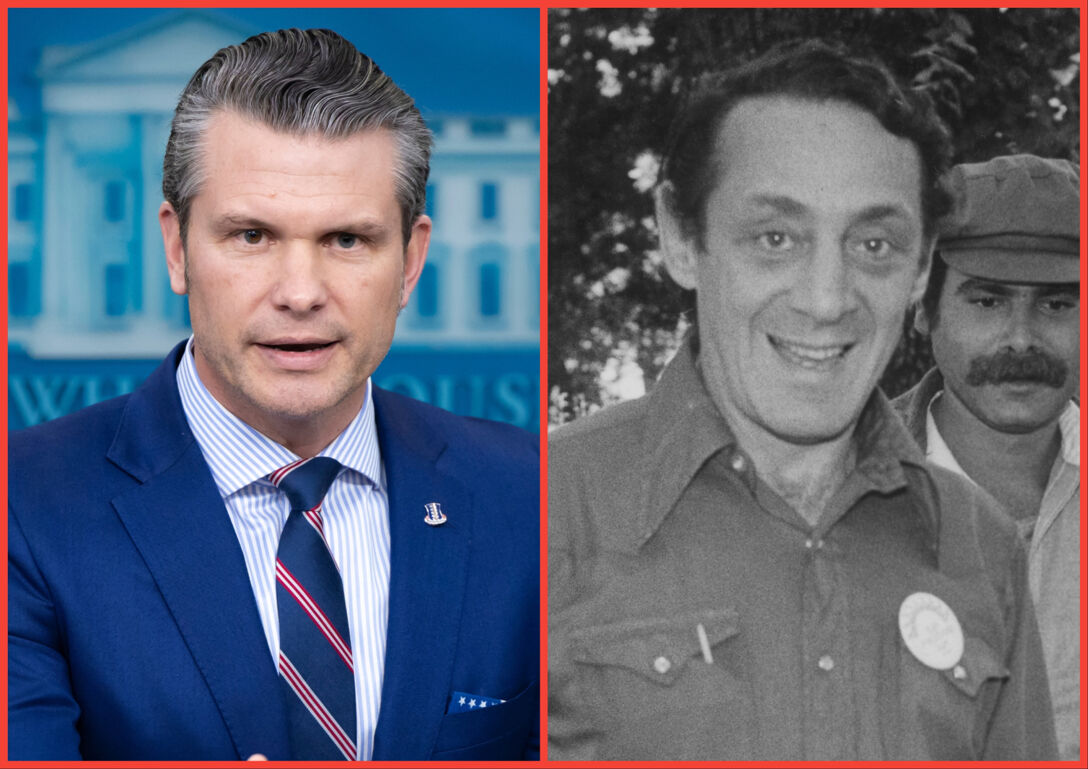 Pete Hegseth and Harvey Milk