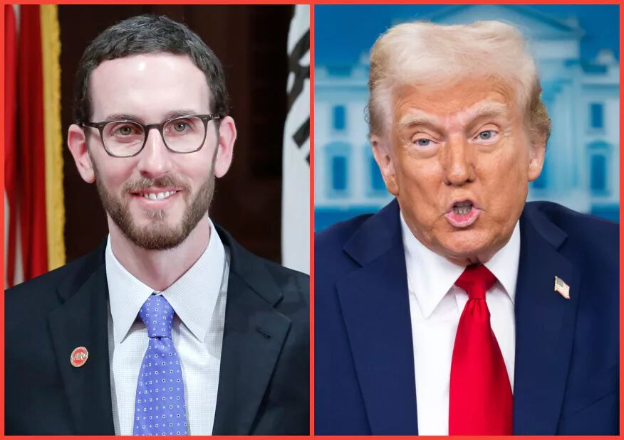 Scott Wiener and Donald Trump