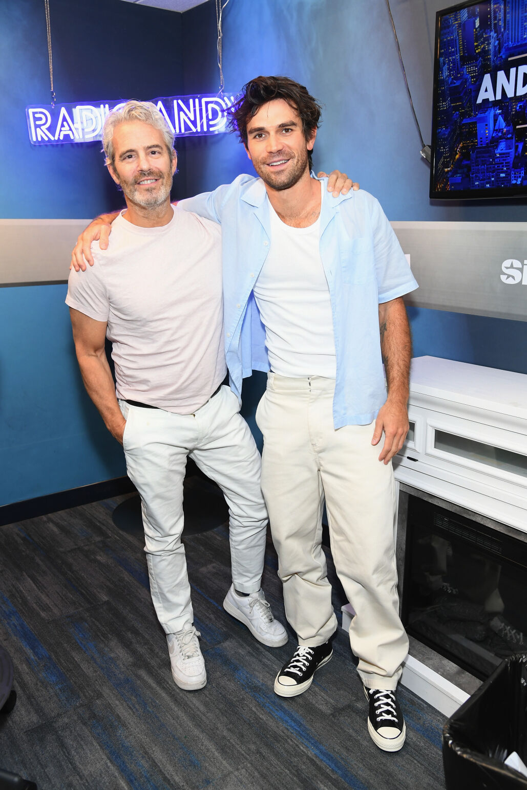 Andy Cohen and KJ Apa