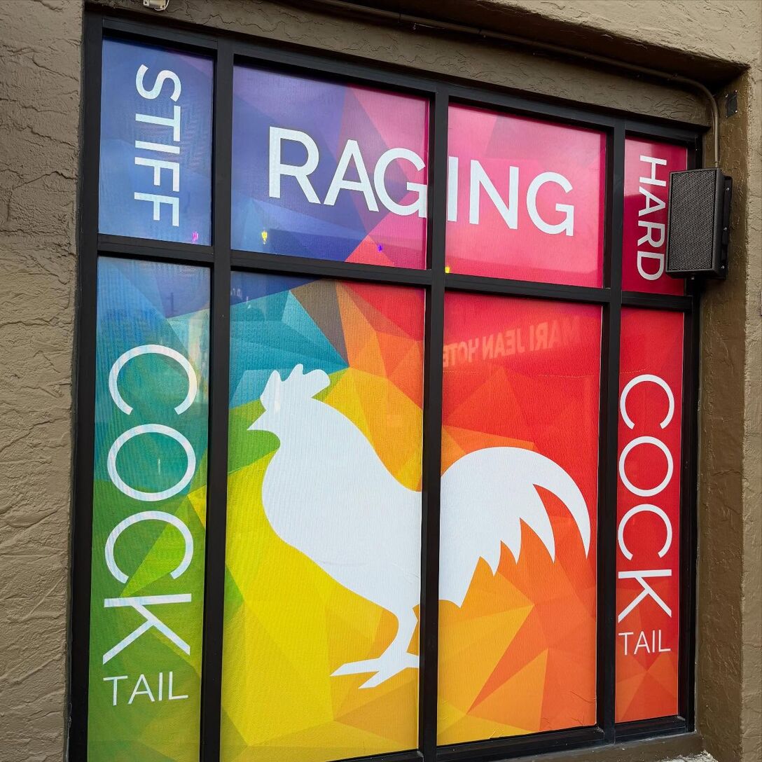 Cocktail St Pete window