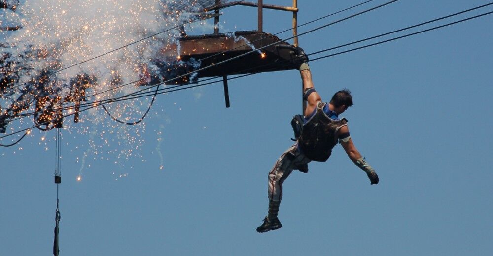 A Hollywood stuntman