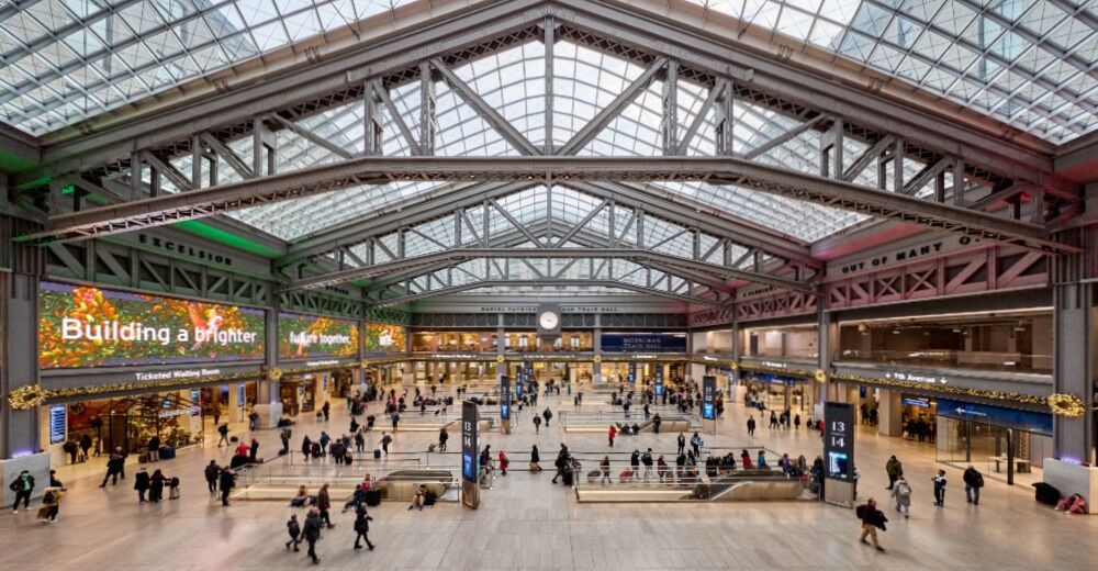 Moynihan Train Hall at Penn Station, New York City