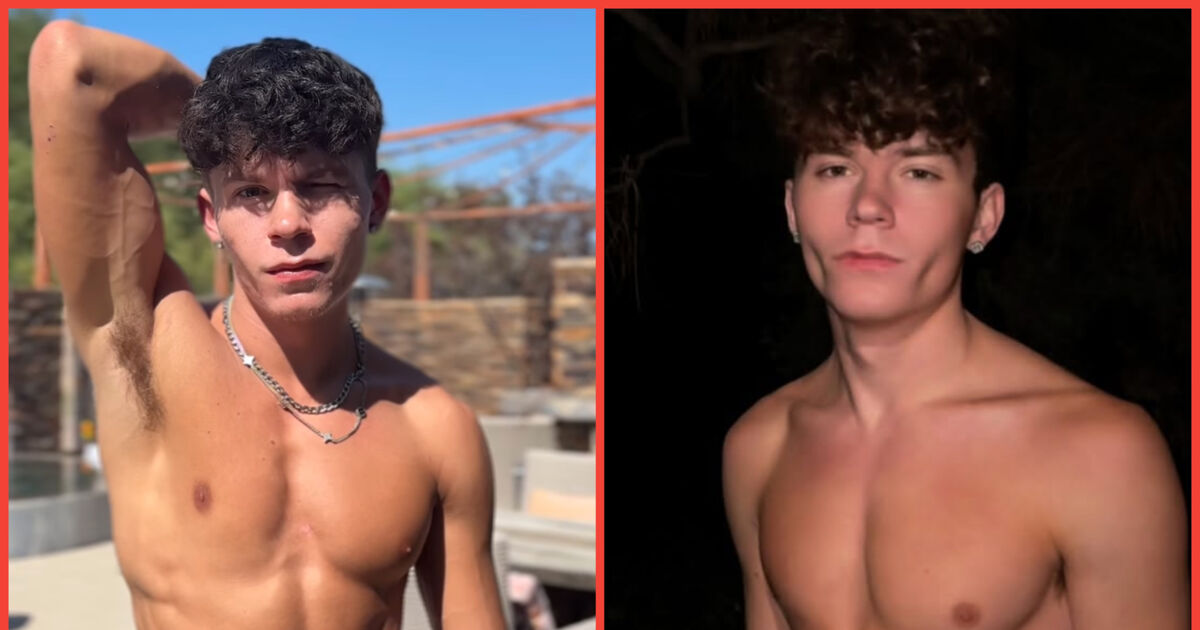 These twin OF twinks have declared war on each other & it’s messy boots